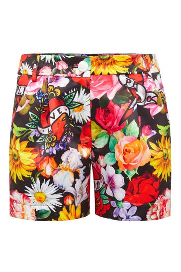 PHILIPP PLEIN Short LOVE 0221 | black/multicolored Straight