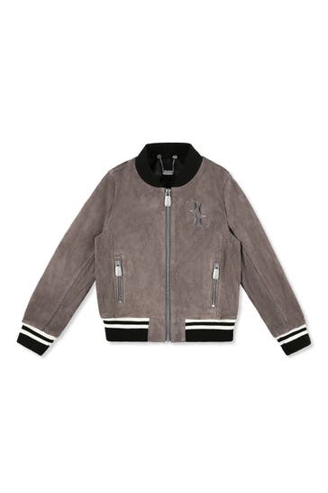 BILLIONAIRE Leder-Bomberjacke DOUBLE B