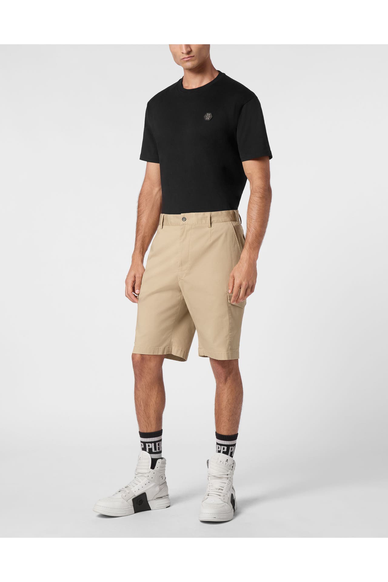 PHILIPP PLEIN Short 06 | beige Loose Fit, Bild 1