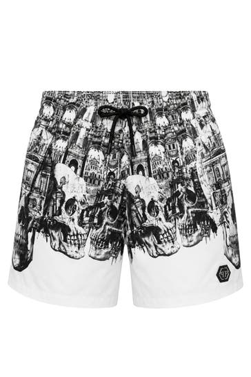PHILIPP PLEIN Short SKULL 01 | white
