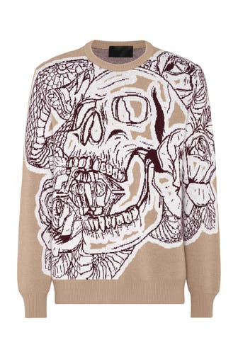 PHILIPP PLEIN Pullover SKULL 06 | beige