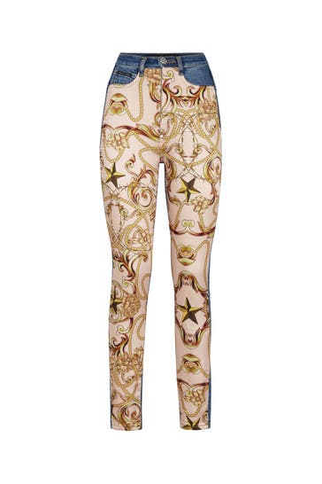 PHILIPP PLEIN Jeans NEW BAROQUE 14NQ | NewBaroqueBlue Highwaist