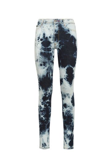 PHILIPP PLEIN Jeans 07BD | Bleachedlightblue Highwaist