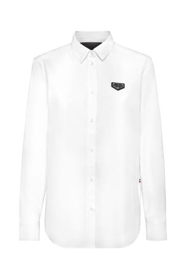 PHILIPP PLEIN Casual-Bluse ICONIC PLEIN 01 | white