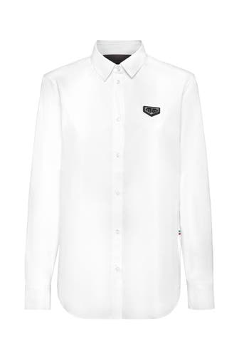 PHILIPP PLEIN Casual-Bluse ICONIC PLEIN 01 | white