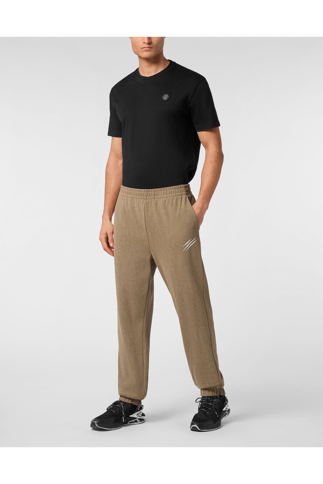 PLEIN SPORT Sweatpant SCRATCH 65 | Military Wide/ Loose Fit, Bild 1