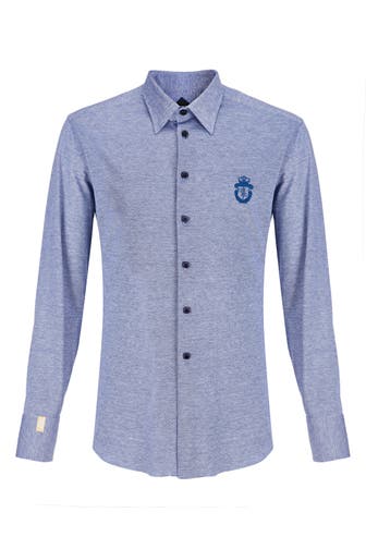 BILLIONAIRE Business-Hemd ORIGINAL 08 | middleblue Slim Fit