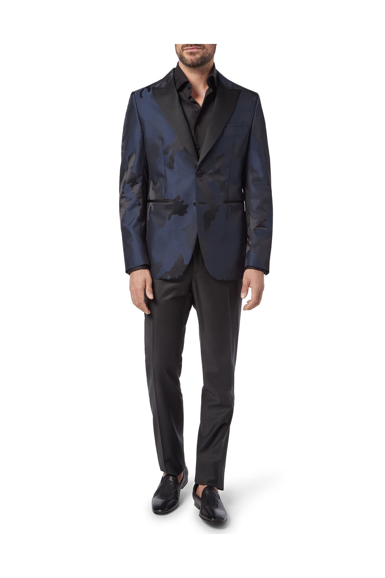 BILLIONAIRE Business-Sakko CAMOUFLAGE 08 | middleblue Slim Fit, Bild 1