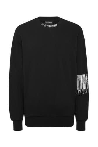 PLEIN SPORT Sweatshirt BARCODE 02 | black