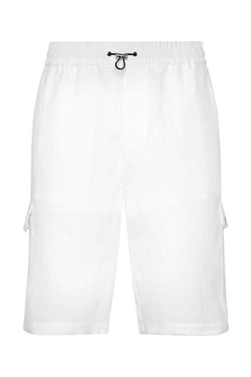 PHILIPP PLEIN Short 01 | white Wide/ Loose Fit