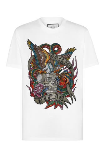 PHILIPP PLEIN T-Shirt Rundhalsausschnitt TATTOO