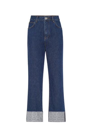 PHILIPP PLEIN Jeans MONOGRAM 07DP | DEEPSEABLUE Straight