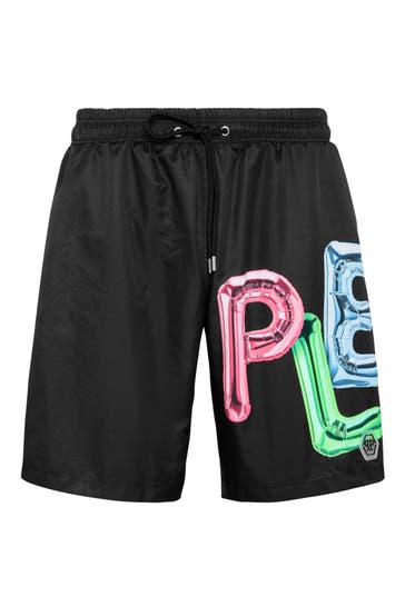 PHILIPP PLEIN Badehose BOMBING GRAFFITI