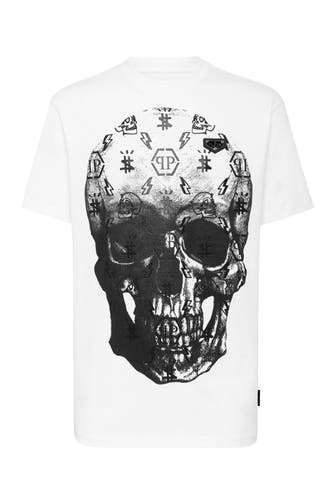 PHILIPP PLEIN T-Shirt 0102 | white / black
