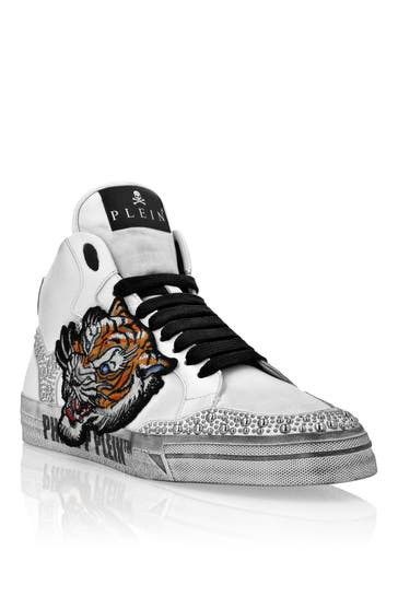 PHILIPP PLEIN Sneaker RETROKICKZ 0102 | white/black