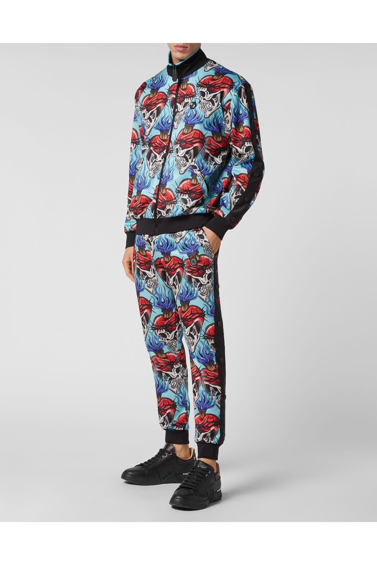 PHILIPP PLEIN Sweatjacke TATTOO 22 | turquoise, Bild 1