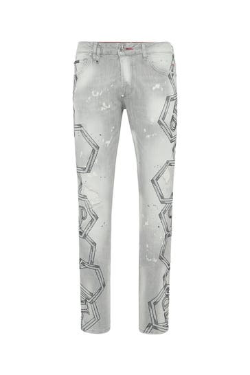 PHILIPP PLEIN Jeans 10GX | ConcreteGrey Straight