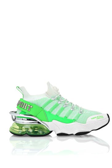 PLEIN SPORT Sportschuhe TIGER 0127 | White/greenfluo