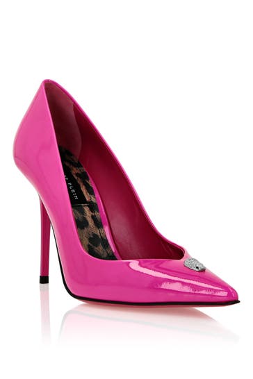 PHILIPP PLEIN High Heels SKULL 33 | Fuxia