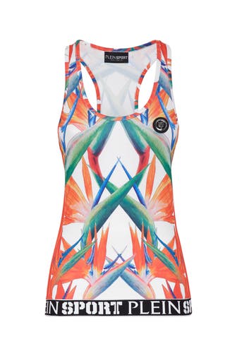 PLEIN SPORT Top 0121 | white/multicolored