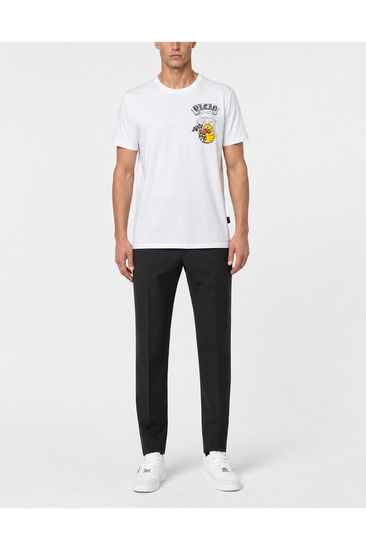 PHILIPP PLEIN Kurzarm-Rundhals-T-Shirt DUCK, Bild 1