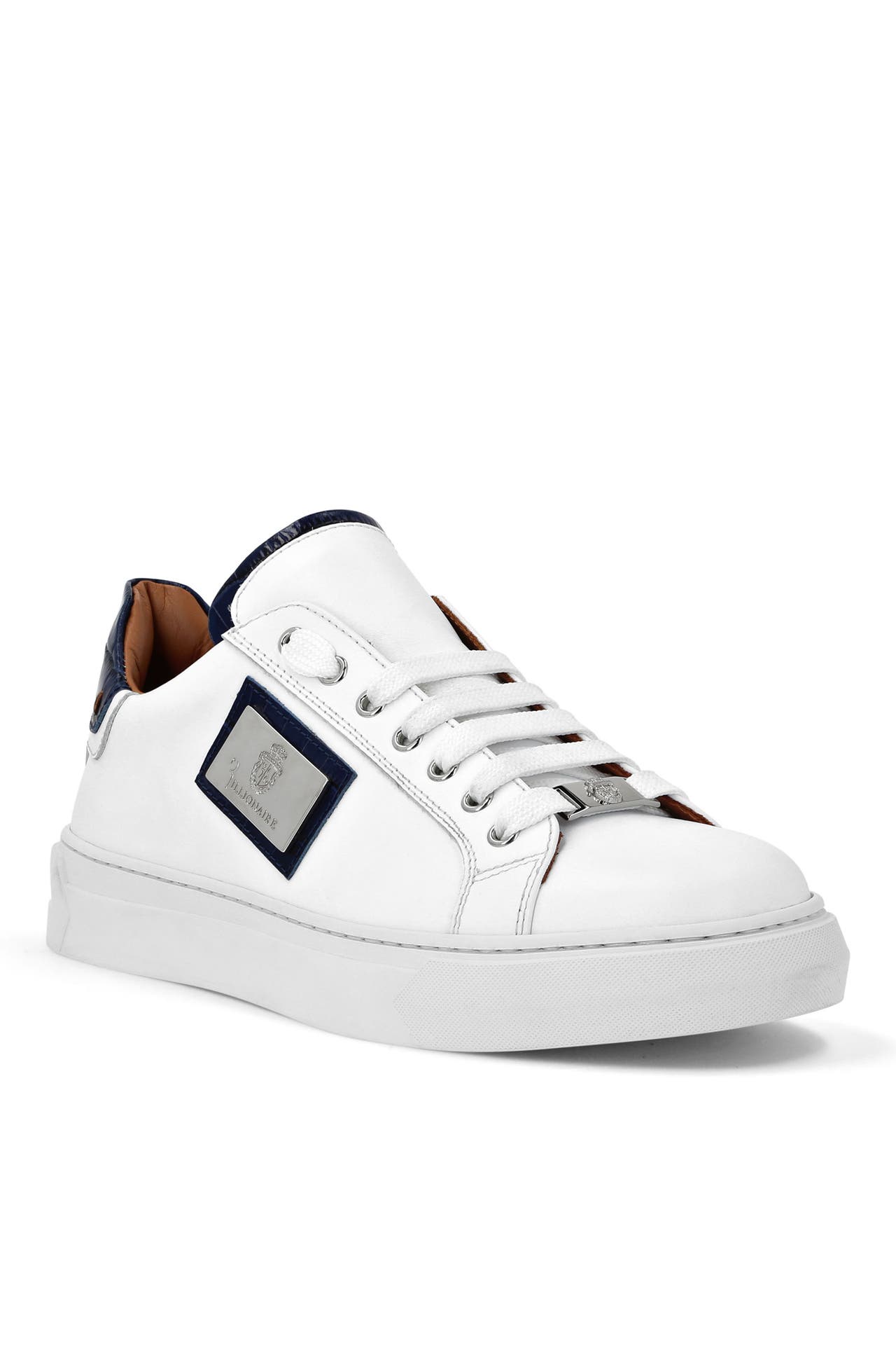 BILLIONAIRE Sneaker 0118 | white+petrol, Bild 1