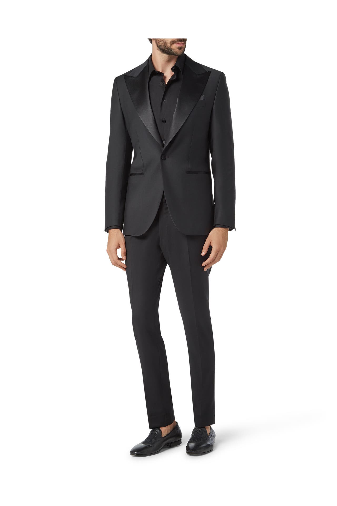 BILLIONAIRE Business-Sakko DOUBLE B 02 | black Slim Fit, Bild 1