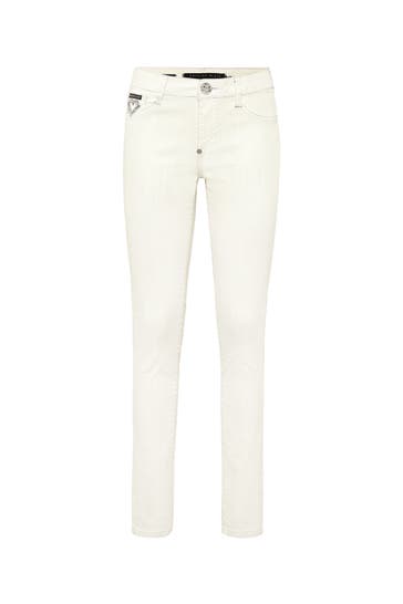 PHILIPP PLEIN Jeans HEART 01WN | SNOWSTONE Highwaist