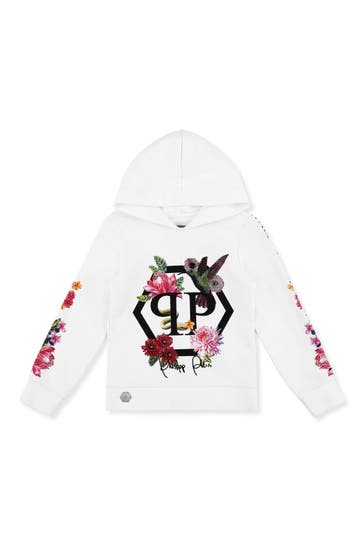 PHILIPP PLEIN Hoodie sweatshirt Flowers