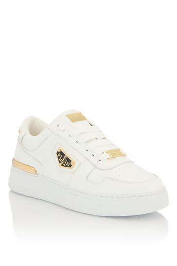 PHILIPP PLEIN Sneaker 0193 | white/lightgold