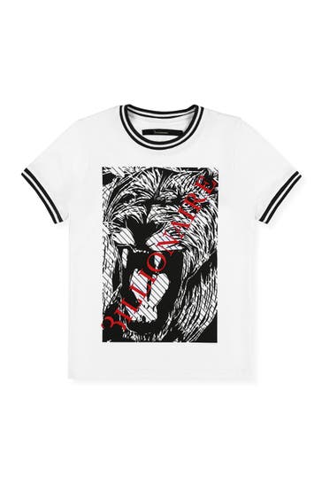 BILLIONAIRE T-Shirt LION 01 | white
