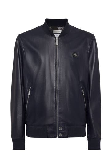 PHILIPP PLEIN Lederjacke 14 | darkblue