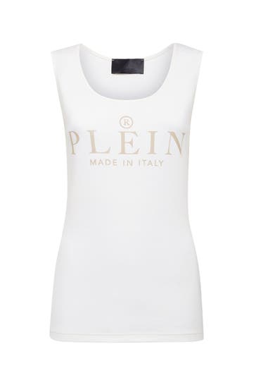 PHILIPP PLEIN Top ICONIC PLEIN 75 | Cream