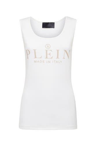 PHILIPP PLEIN Top ICONIC PLEIN 75 | Cream