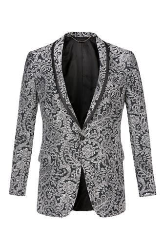 BILLIONAIRE Business-Sakko 0270 | black/silver Slim Fit