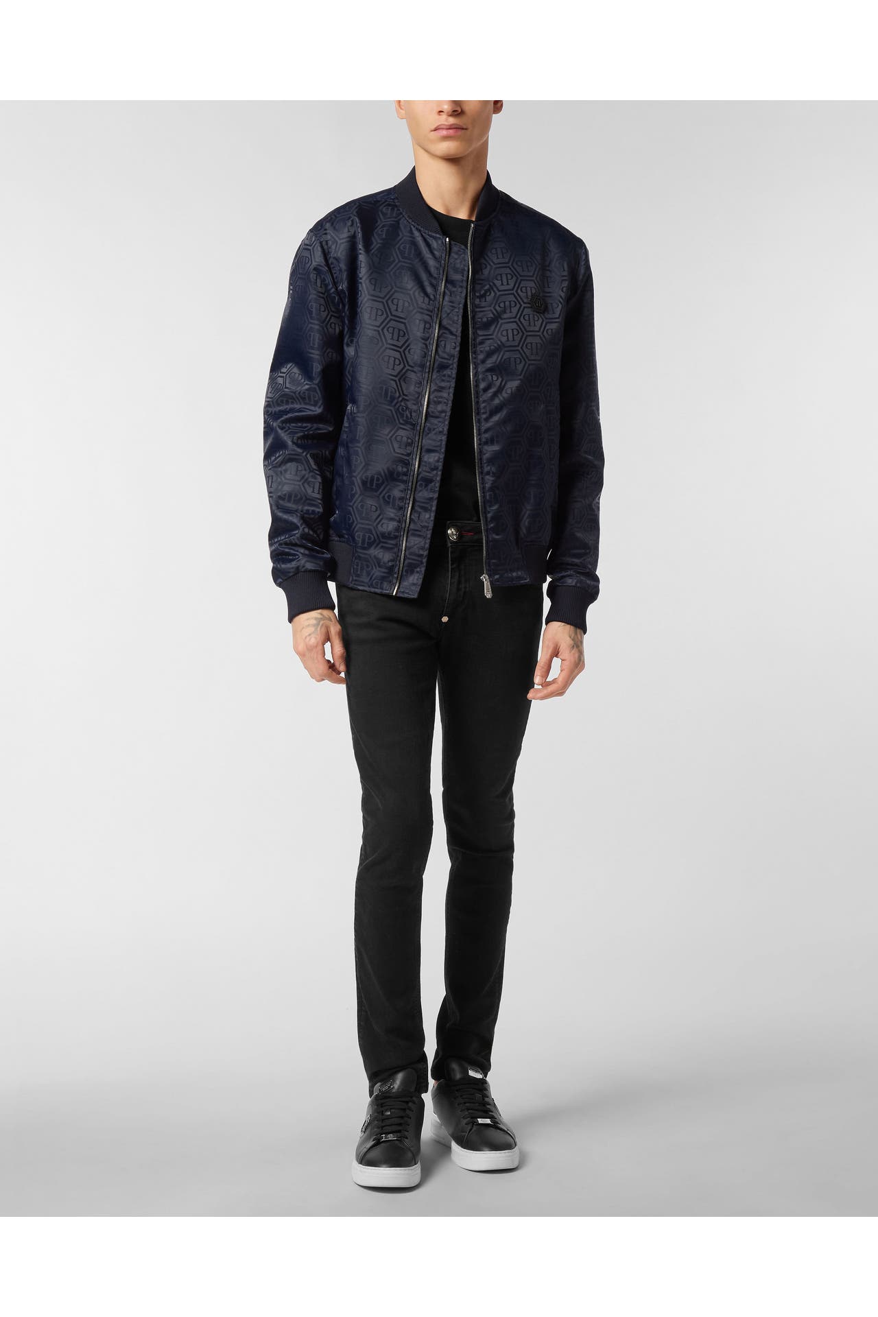 PHILIPP PLEIN Blouson MONOGRAM 24 | navy, Bild 1