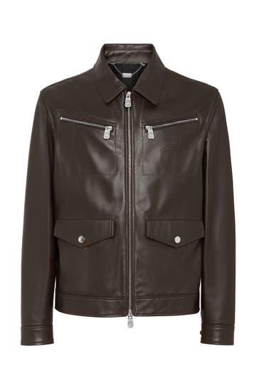 BILLIONAIRE Lederjacke 04 | brown