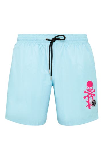 PHILIPP PLEIN Badehose SKULL&BONES