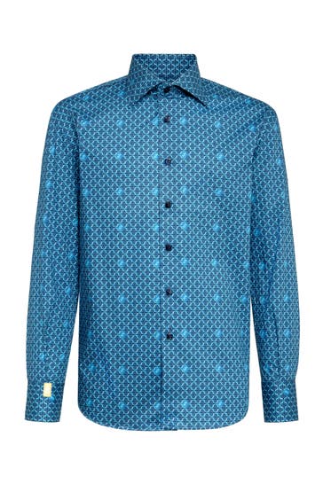 BILLIONAIRE Business-Hemd ORIGINAL 14 | darkblue Slim Fit