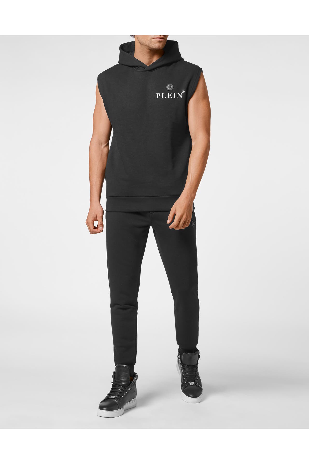 PHILIPP PLEIN Hoodie BASIC 02 | black, Bild 1