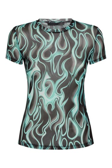 PHILIPP PLEIN T-Shirt FLAME 02 | black