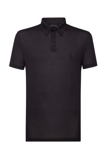 BILLIONAIRE Polo-Shirt STATEMENT 02 | black