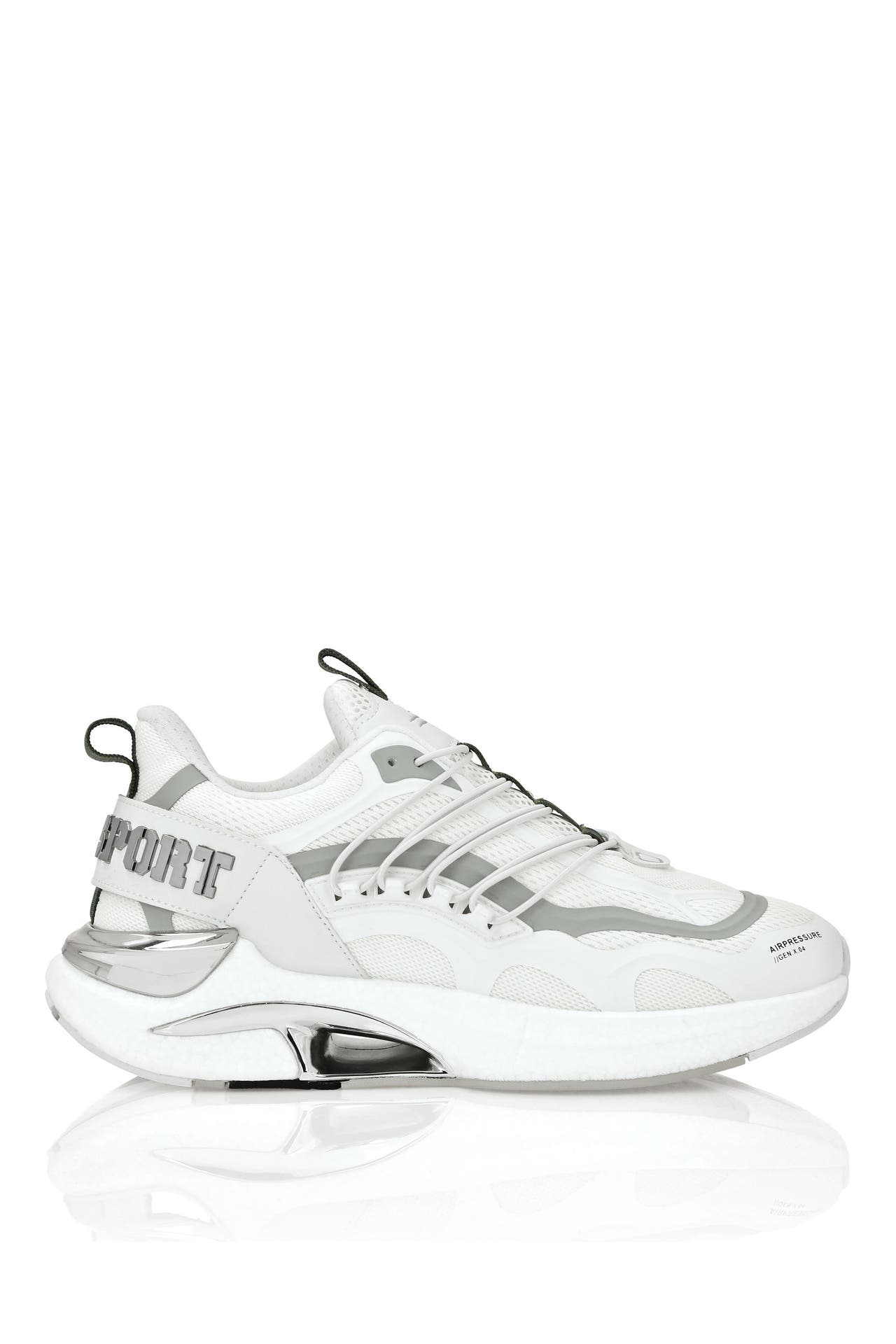 PLEIN SPORT Sportschuhe AIR PRESSURE //GEN.X.4 0105 | white/green, Bild 1