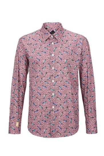 BILLIONAIRE Business-Hemd 13 | red Slim Fit