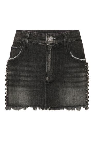 PHILIPP PLEIN Jeansrock 02RX | RiotBlack