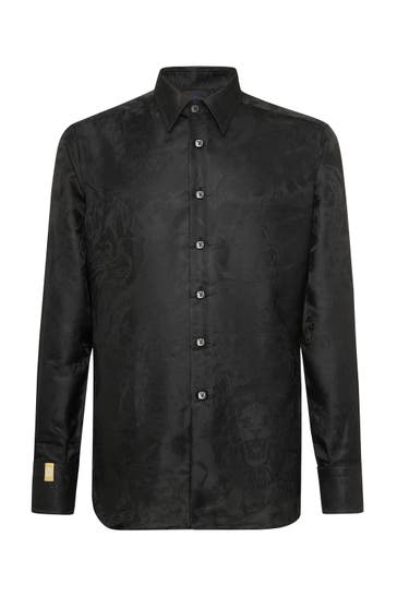 BILLIONAIRE Business-Hemd 02 | black Slim Fit