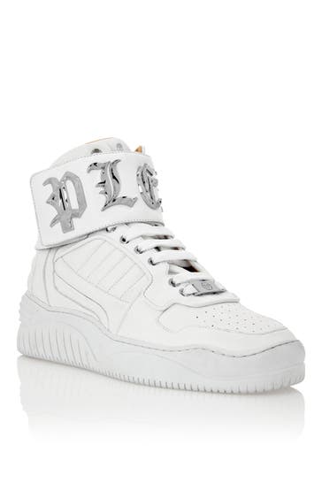 PHILIPP PLEIN Sneaker GOTHIC PLEIN 0191 | white/nickel