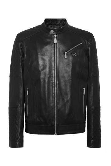 PHILIPP PLEIN Lederjacke 02 | black