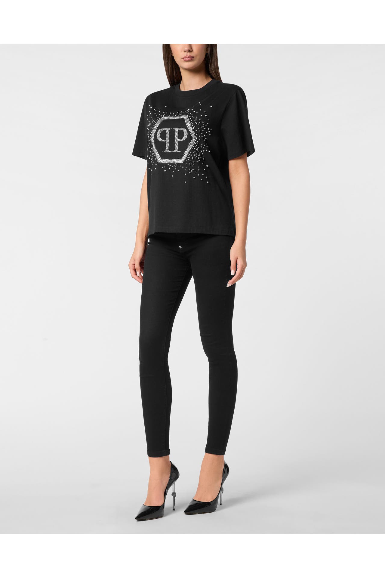 PHILIPP PLEIN T-Shirt HEXAGON 02 | black, Bild 1
