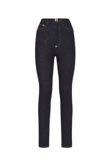 PHILIPP PLEIN Jeans 14GN | IndigoBlue Highwaist